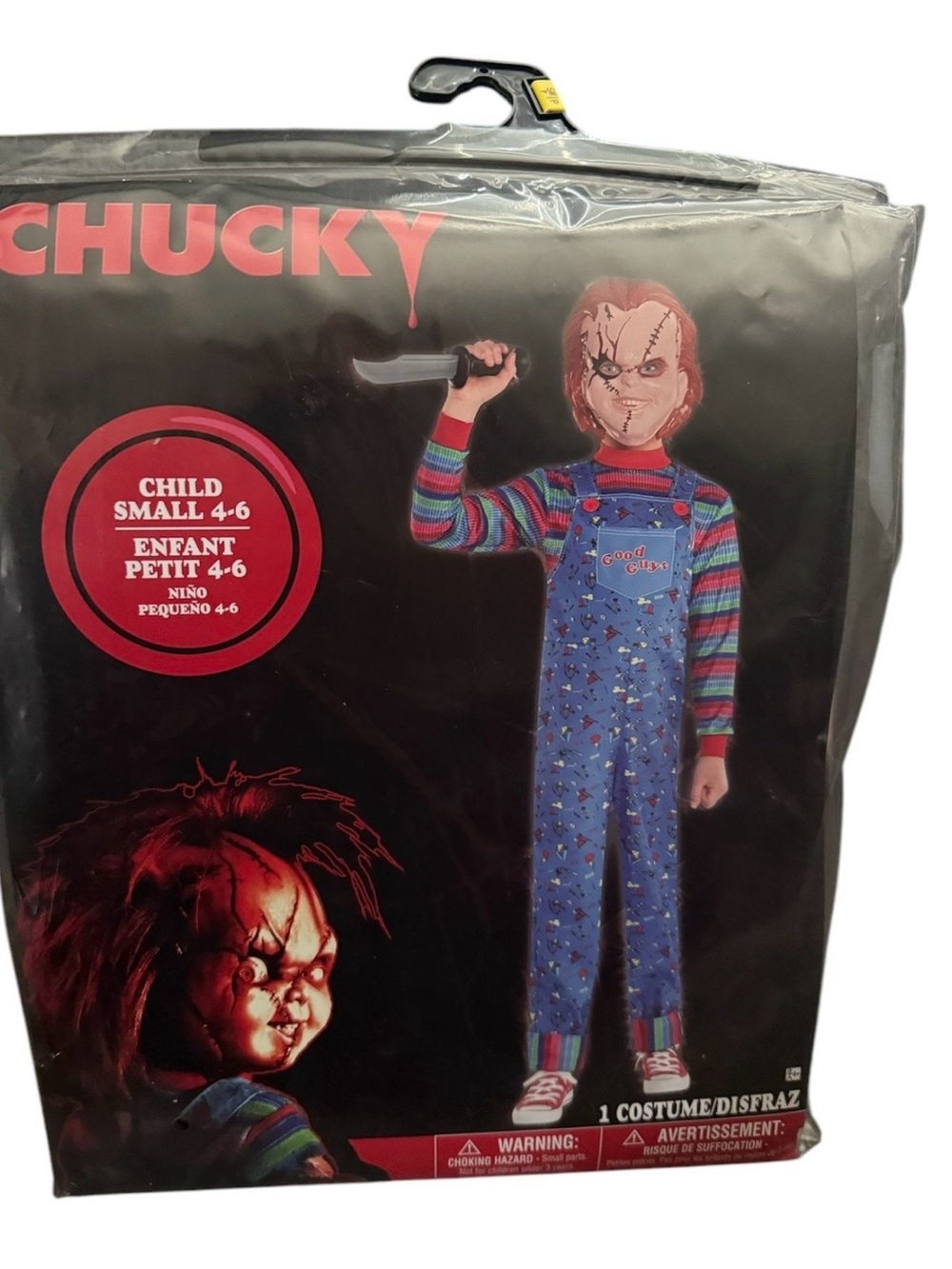 Chucky Child Costume Small 4-6